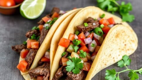 Street-Style Beef Tacos