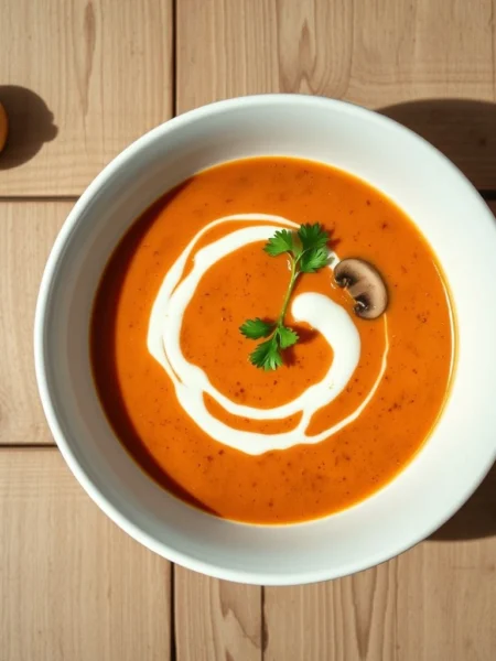 Hungarian Mushroom Paprika Soup
