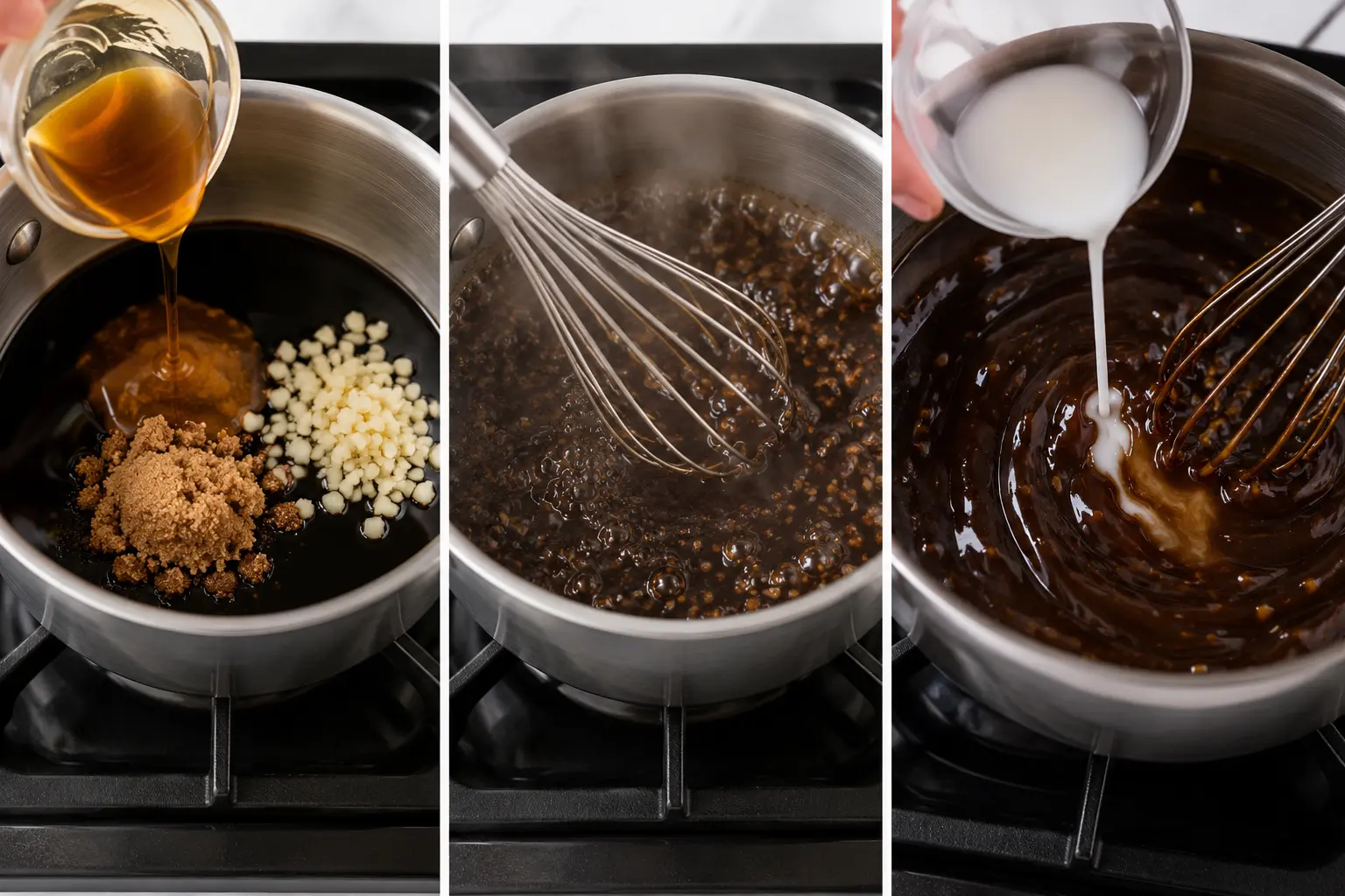 Make the Honey Soy Sauce