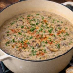 Hungarian Mushroom Paprika Soup