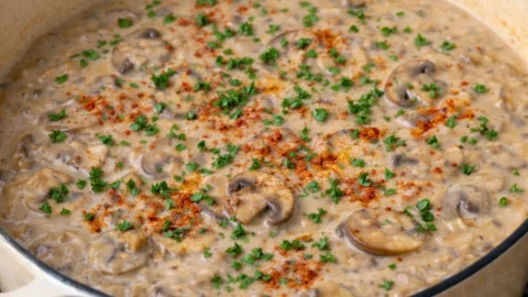 Hungarian Mushroom Paprika Soup