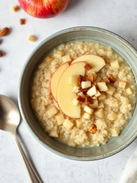 Maple Apple Quinoa Porridge