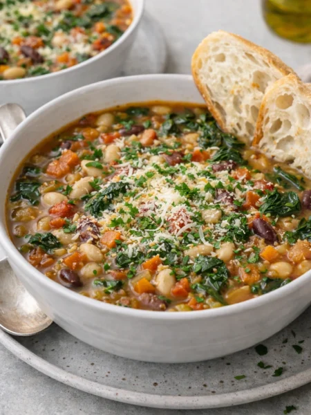Tuscan White Bean Soup Recipe