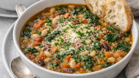 Tuscan White Bean Soup Recipe