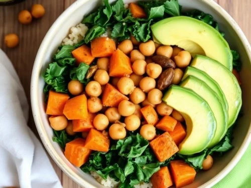 Sweet Potato and Kale Buddha Bowl