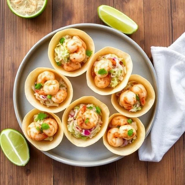 Shrimp Taco Cups