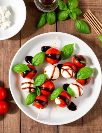 Mini Caprese Skewers