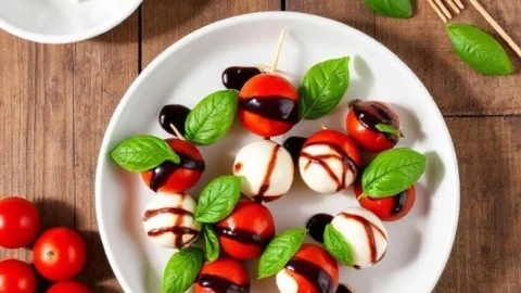 Mini Caprese Skewers