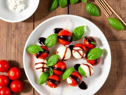 Mini Caprese Skewers