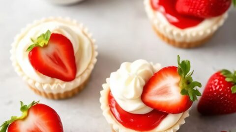Strawberry Cheesecake Cups