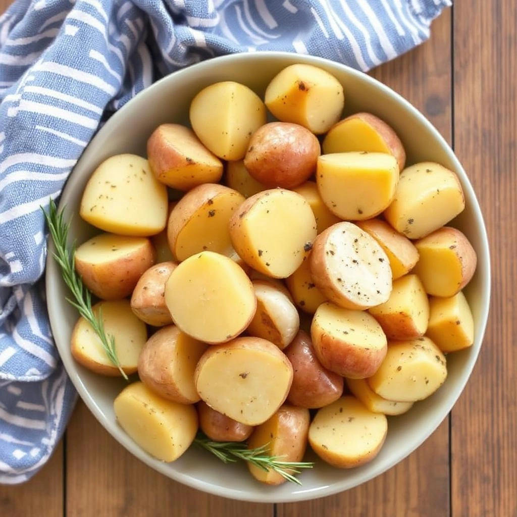 Ingredients For the Roasted Garlic Potatoes