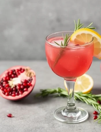 Pomegranate Rosemary Cocktail