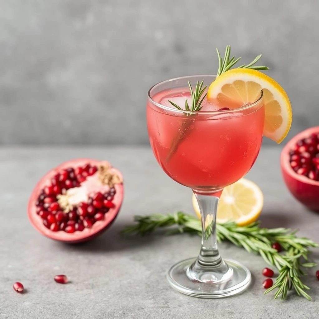 Pomegranate Rosemary Cocktail