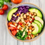 Rainbow Quinoa Power Bowl