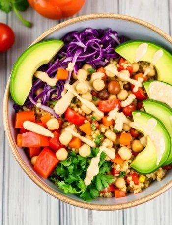 Rainbow Quinoa Power Bowl
