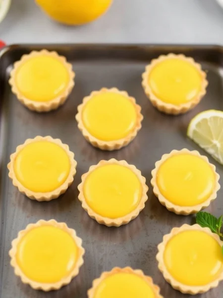 Lemon Curd Tartlets