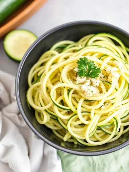 Zucchini Noodle Alfredo