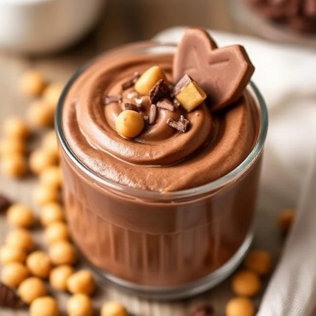 Chocolate Mousse with Chickpea Magic