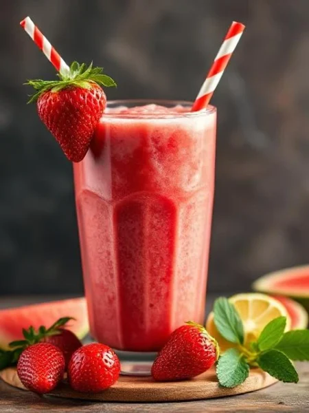 Strawberry Watermelon Smoothie