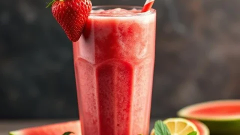 Strawberry Watermelon Smoothie