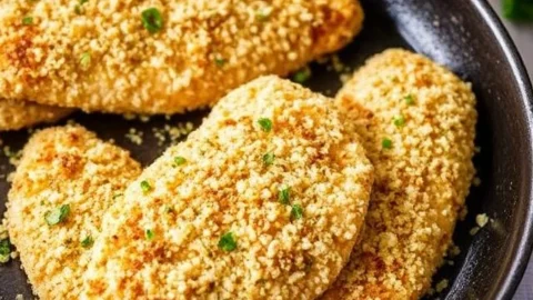 Garlic Parmesan Crusted Chicken