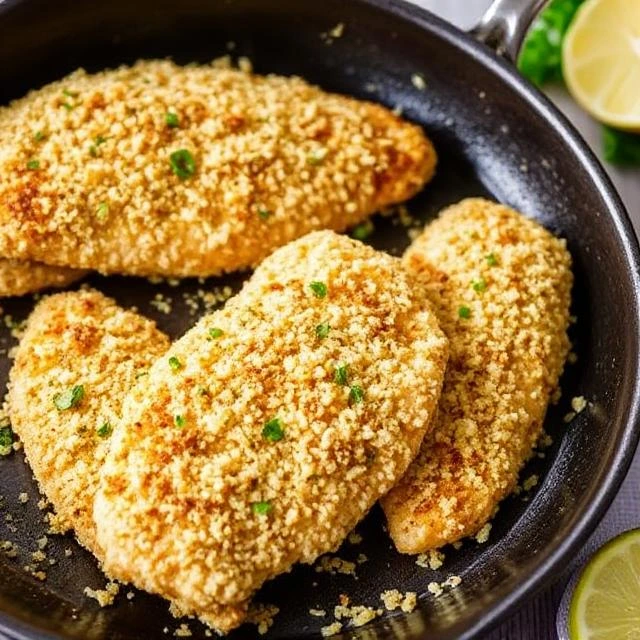 Garlic Parmesan Crusted Chicken