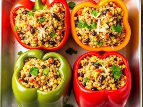 Quinoa Stuffed Bell Peppers