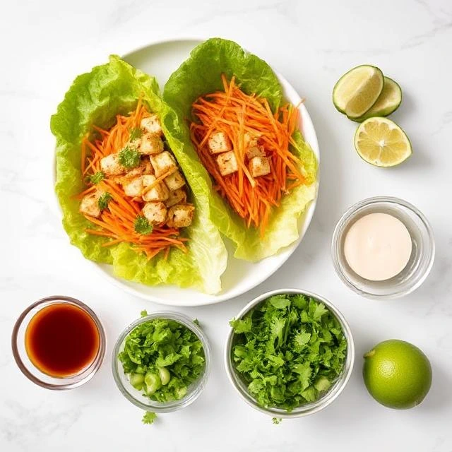 Tofu Banh Mi Ingredients