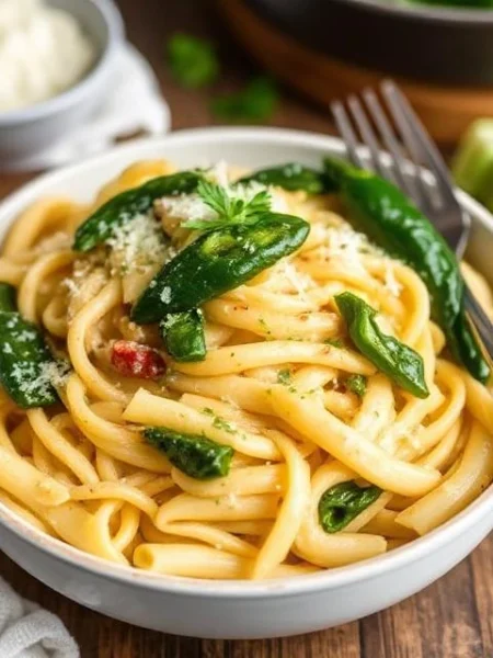 Poblano Pepper Pasta