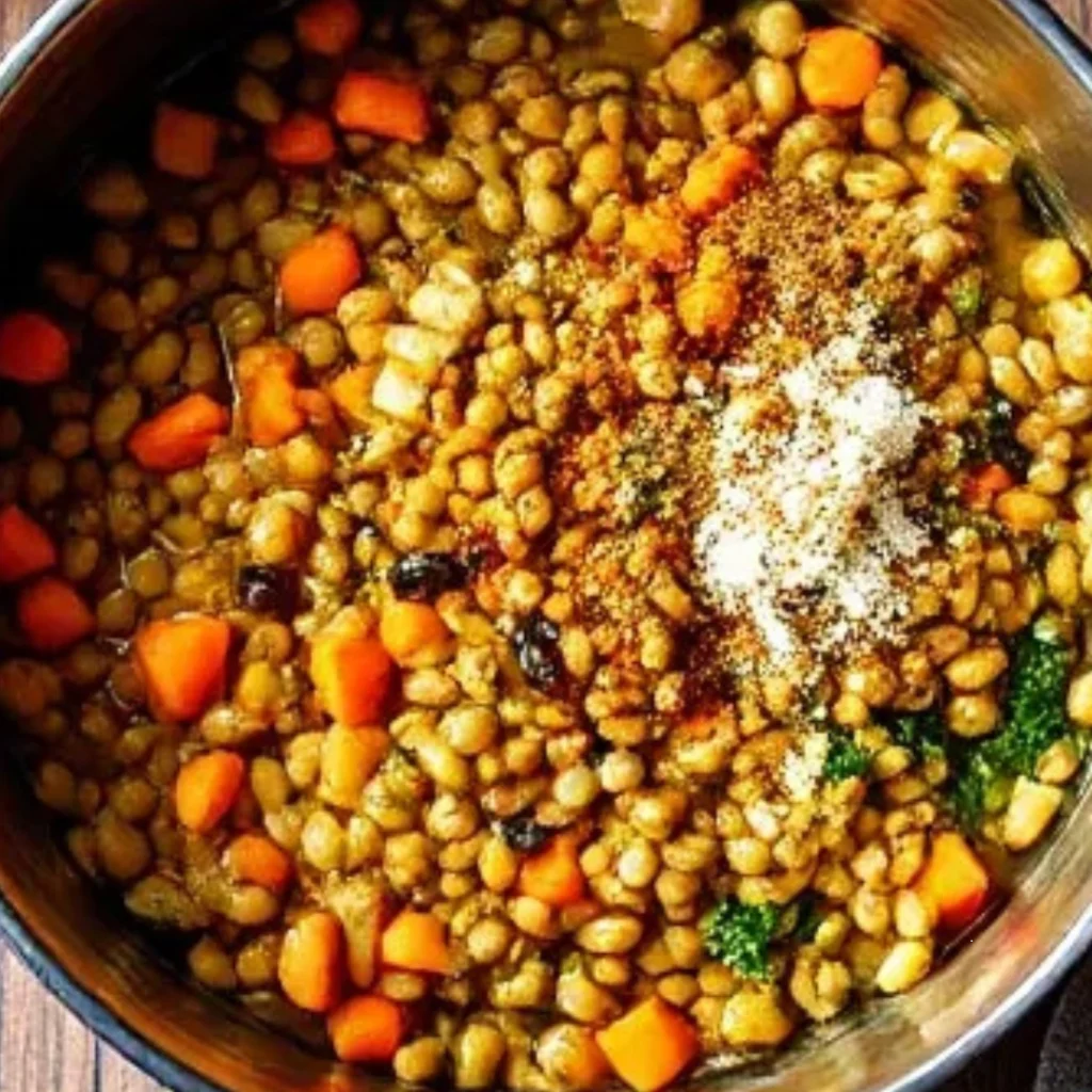 Add Spices and Lentils