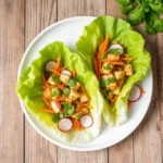 Tofu Banh Mi Wraps with Crisp Lettuce