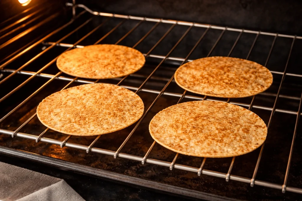 Warm the Tostada Shells