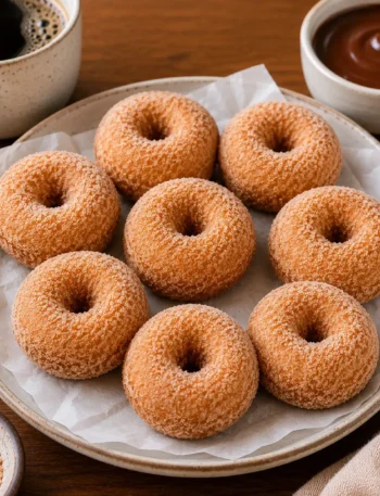 Crispy Cinnamon Sugar Donut Bites