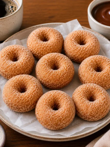 Crispy Cinnamon Sugar Donut Bites