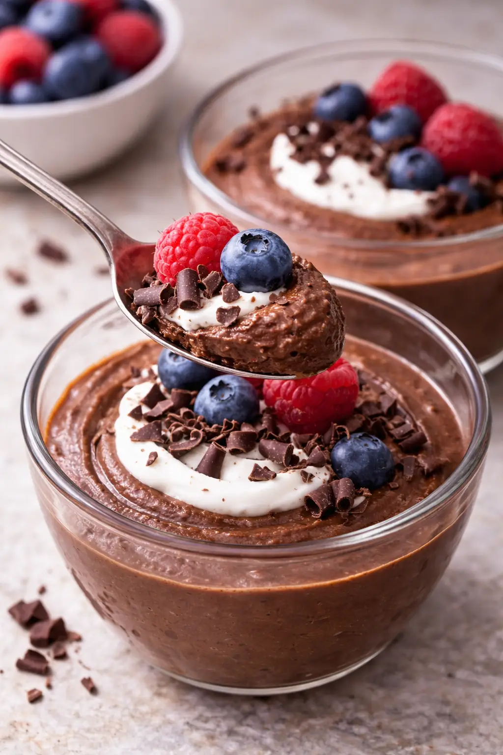 Dairy-Free Chocolate Mousse with Chickpea Magic