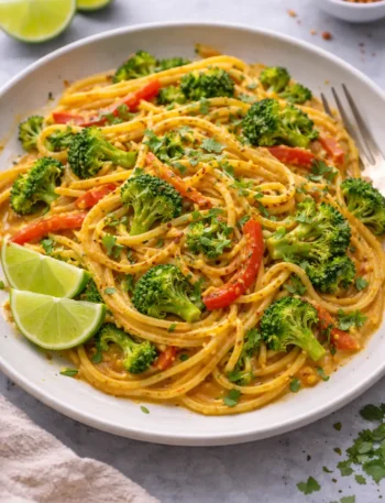 Easy Coconut Curry Noodles Recipe