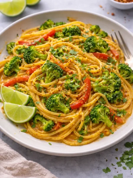 Easy Coconut Curry Noodles Recipe