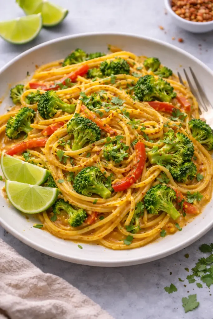 Easy Coconut Curry Noodles Recipe