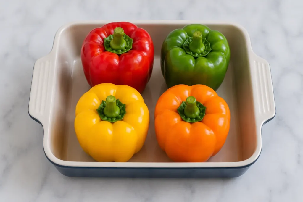 Prepare the Bell Peppers