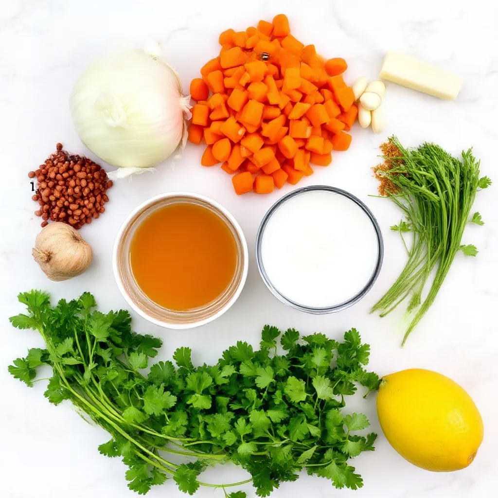 Authentic Mulligatawny Lentil Soup Ingredients