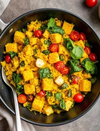 Turmeric Tofu Scramble