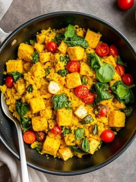 Turmeric Tofu Scramble