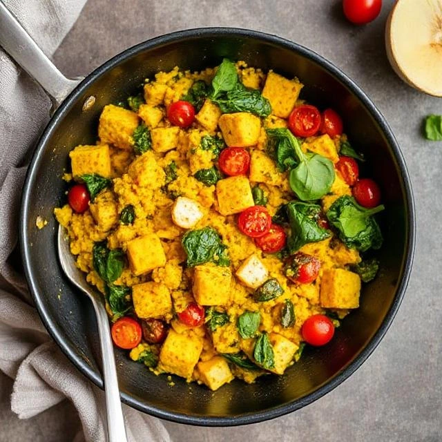 Turmeric Tofu Scramble