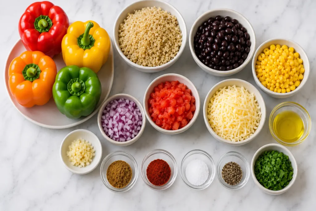 Ingredients Quinoa Stuffed Bell Peppers