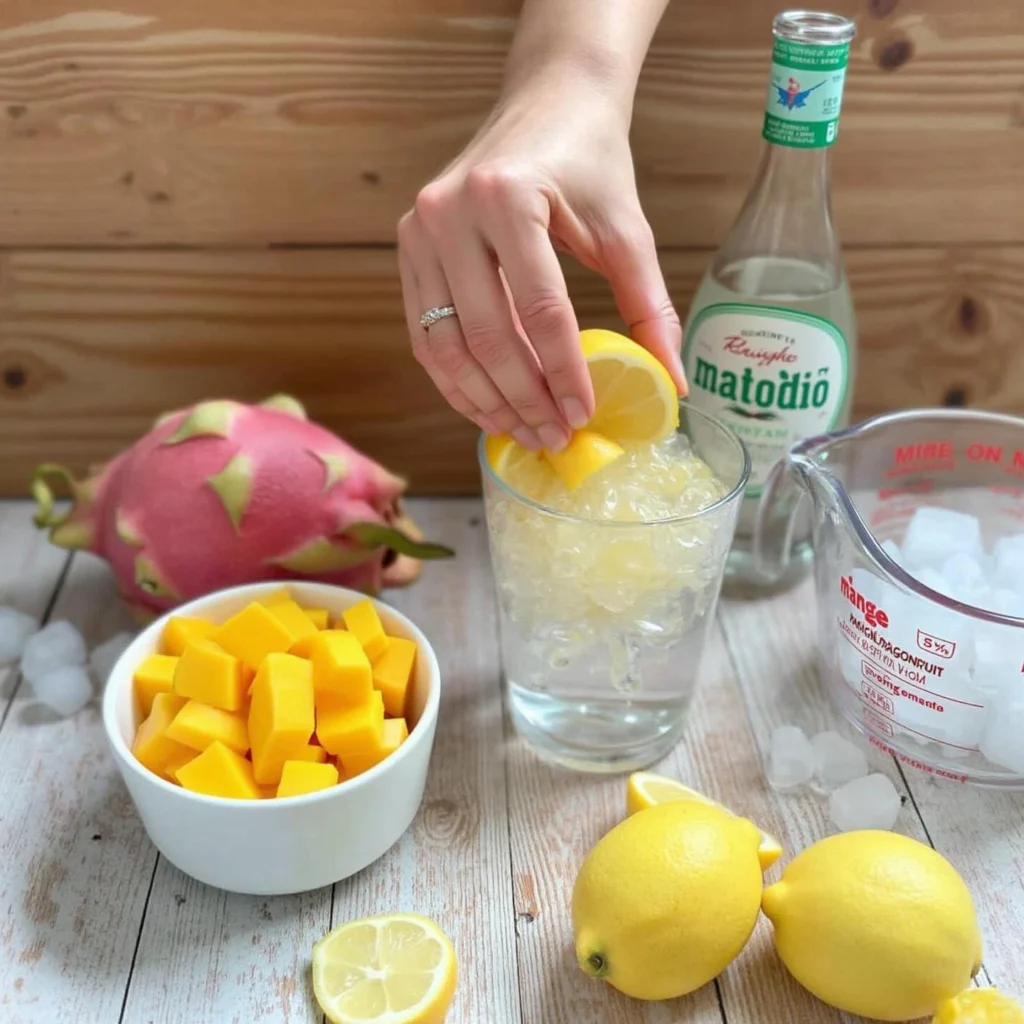Mango Dragonfruit Lemonade Ingredients
