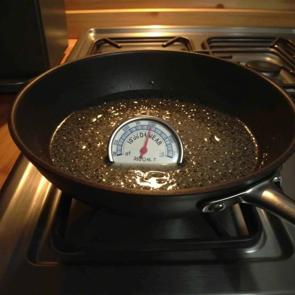 Heat the oil