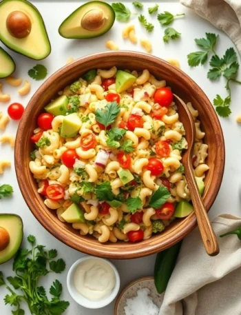 Avocado Macaroni Salad