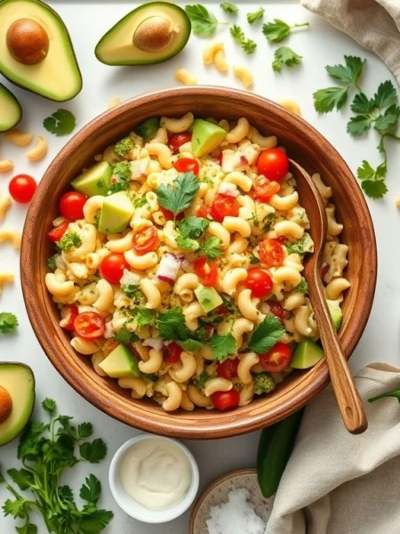 Avocado Macaroni Salad