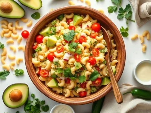 Avocado Macaroni Salad