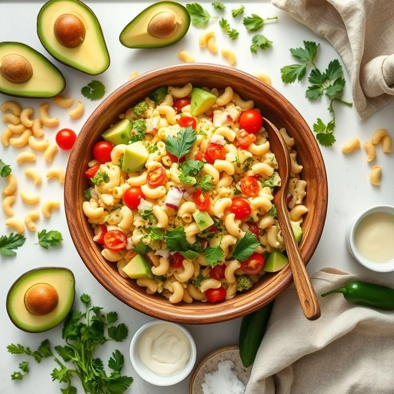 Avocado Macaroni Salad